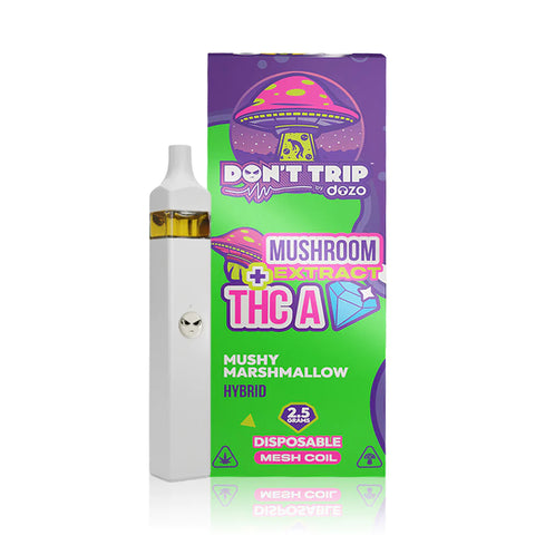 Dozo Don't Trip Mushroom Extract + THCA Disposable 2.5g