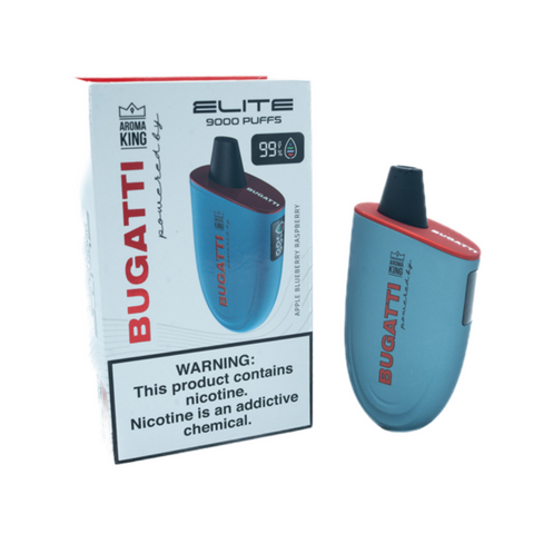 Bugatti Elite 9000 Puff Disposable Powered by Aroma King 1 Ct