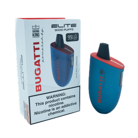 Bugatti Elite 9000 Puff Disposable Powered by Aroma King 1 Ct