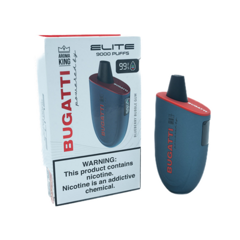 Bugatti Elite 9000 Puff Disposable Powered by Aroma King 1 Ct
