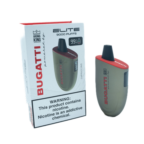 Bugatti Elite 9000 Puff Disposable Powered by Aroma King 1 Ct