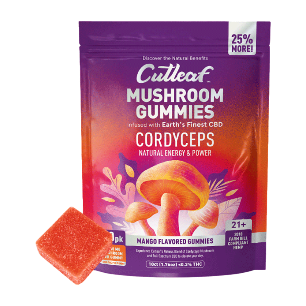 Cutleaf Mushroom Gummies 10000mg