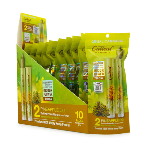 Cutleaf THC-A Pre-Rolls 2000mg