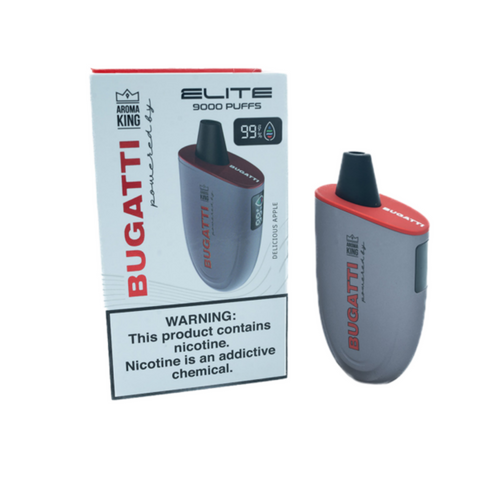 Bugatti Elite 9000 Puff Disposable Powered by Aroma King 1 Ct