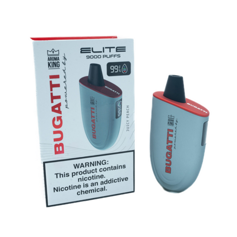 Bugatti Elite 9000 Puff Disposable Powered by Aroma King 1 Ct