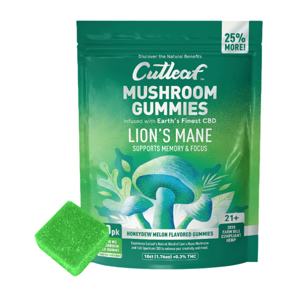 Cutleaf Mushroom Gummies 10000mg