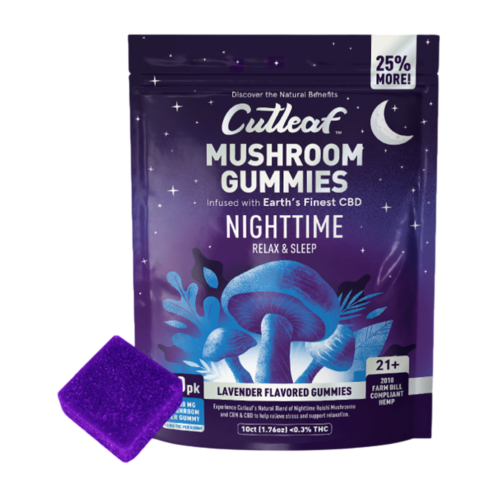 Cutleaf Mushroom Gummies 10000mg