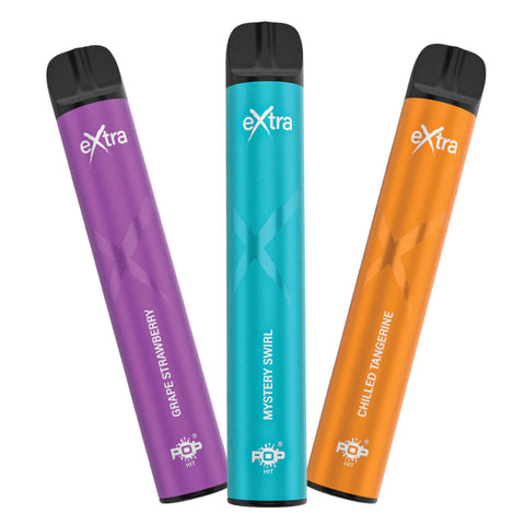 POP HIT EXTRA 3000 PUFFS 4ML PREMIUM DISPOSABLE W/ ANTI-LEAK TECHNOLOGY 1 CT