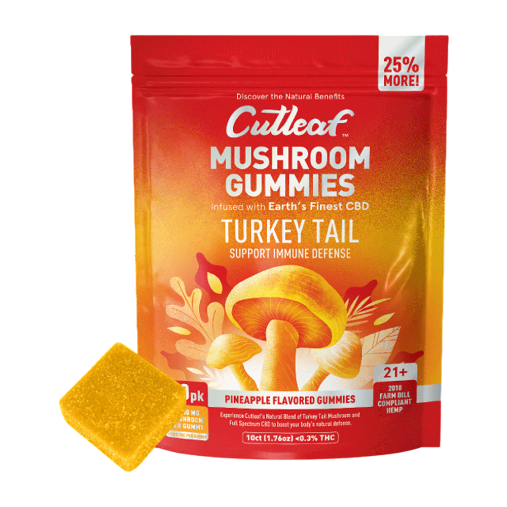 Cutleaf Mushroom Gummies 10000mg