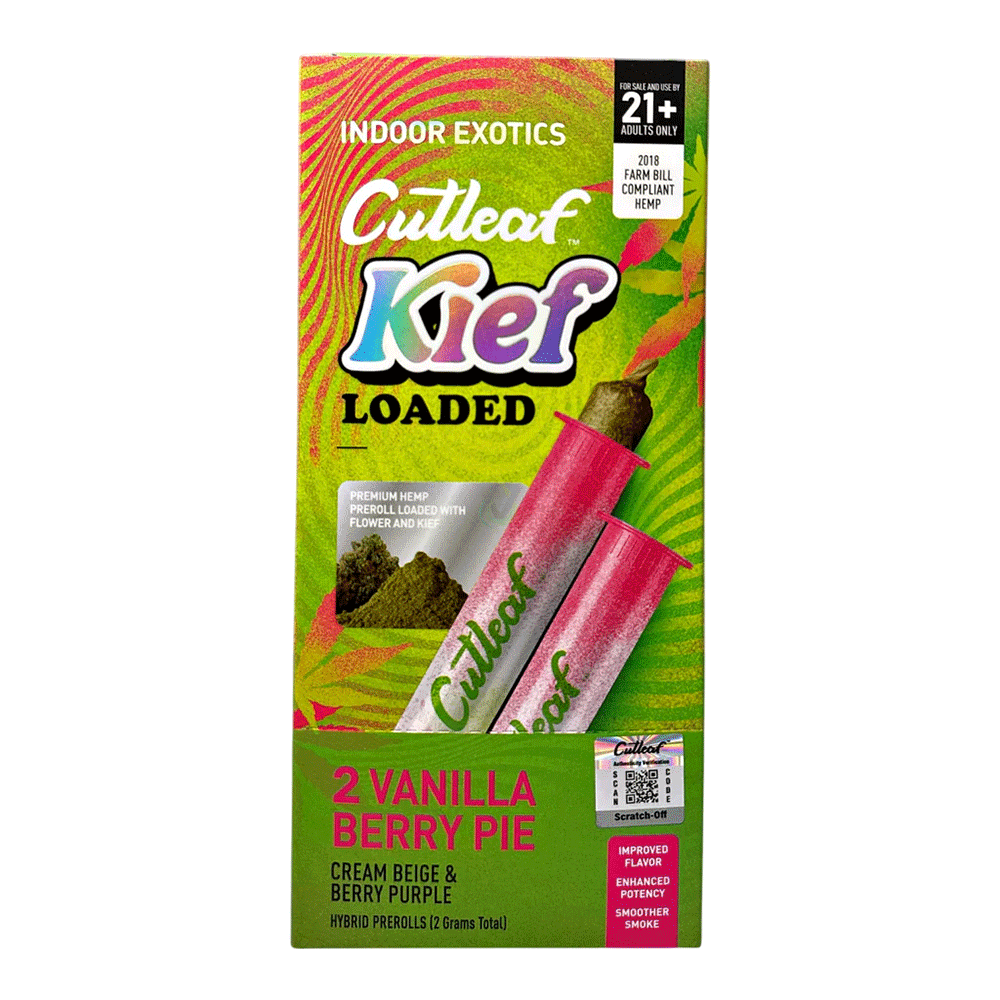 Cutleaf Kief Loaded Pre-Rolls 2ct