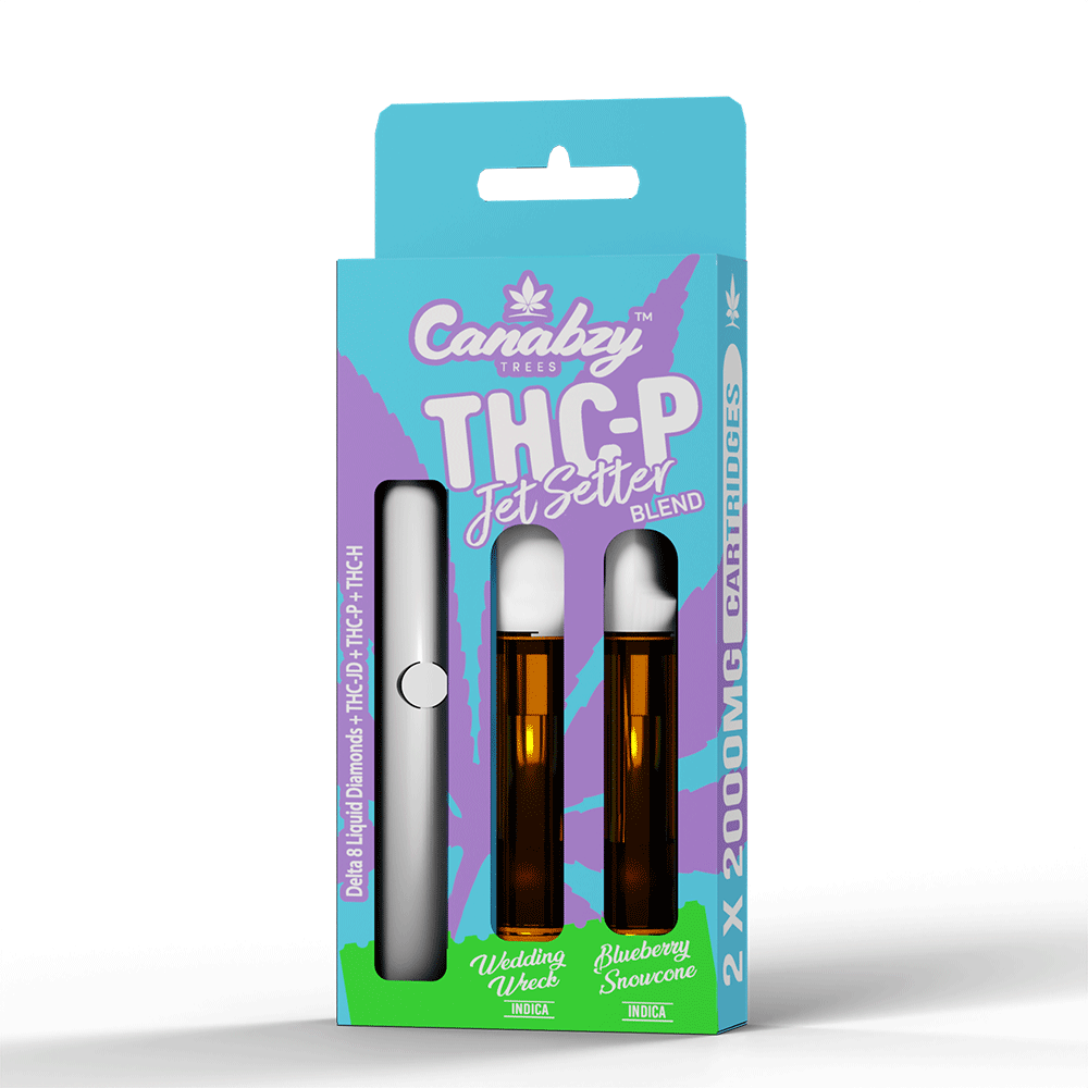 Canabzy Jet Setter Blend Cartridge W/Battery 2 x 2gm