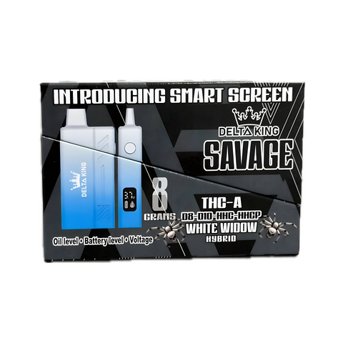 Delta King Savage THC-A, D8, D10, HHC, HHCP 8 Gram 1 Ct