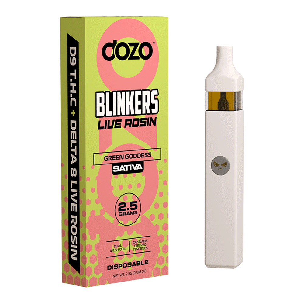 Dozo Blinkers Live Rosin THC Disposable 2.5gm