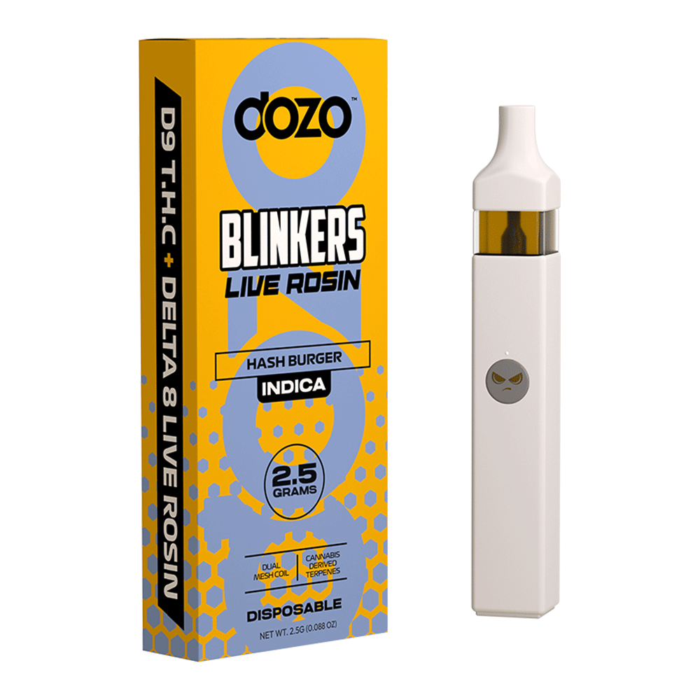 Dozo Blinkers Live Rosin THC Disposable 2.5gm