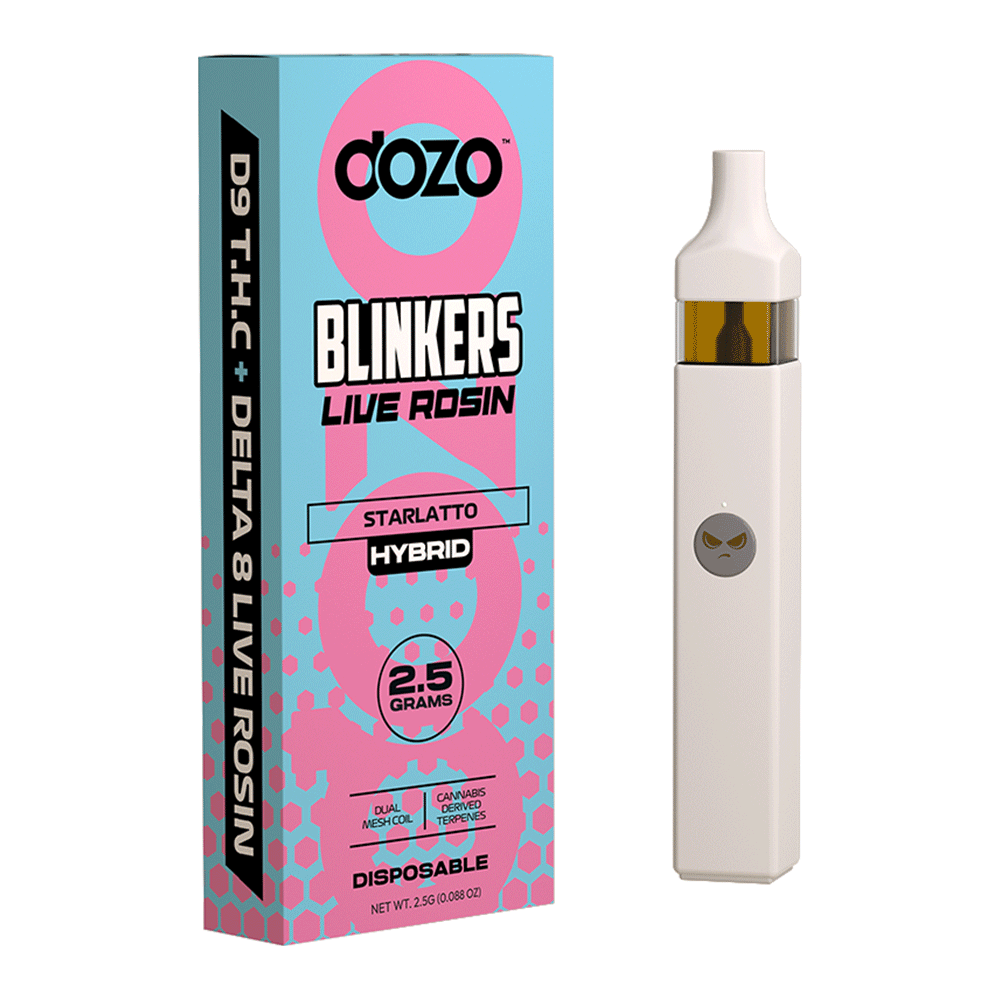 Dozo Blinkers Live Rosin THC Disposable 2.5gm