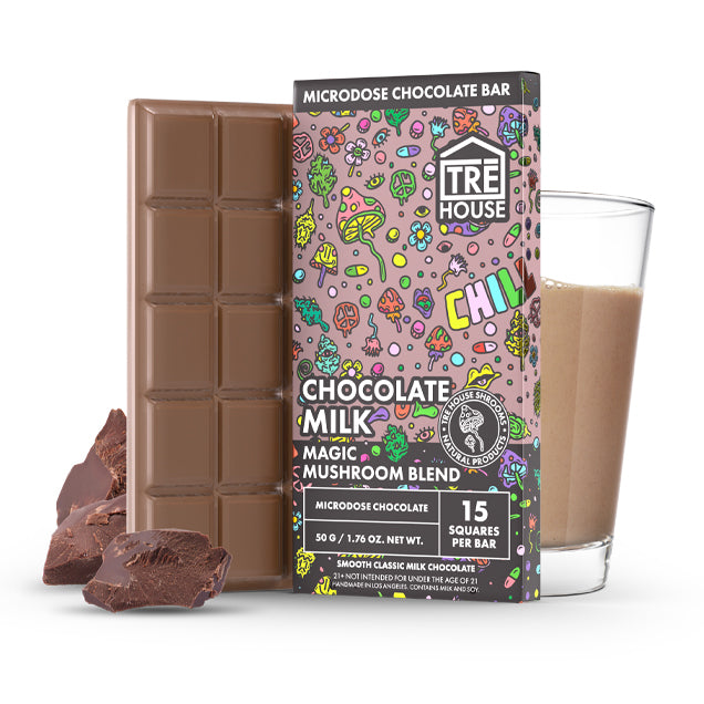 Tre House Magic Mushroom Chocolate Bar 50gm | 1ct