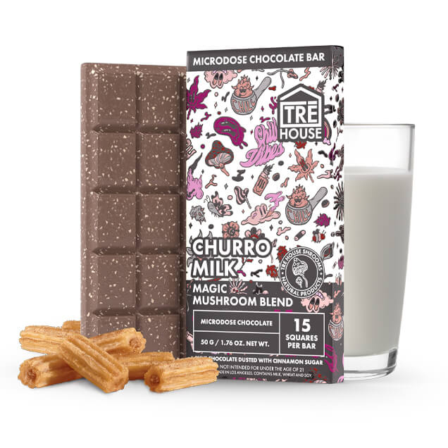 Tre House Magic Mushroom Chocolate Bar 50gm | 1ct