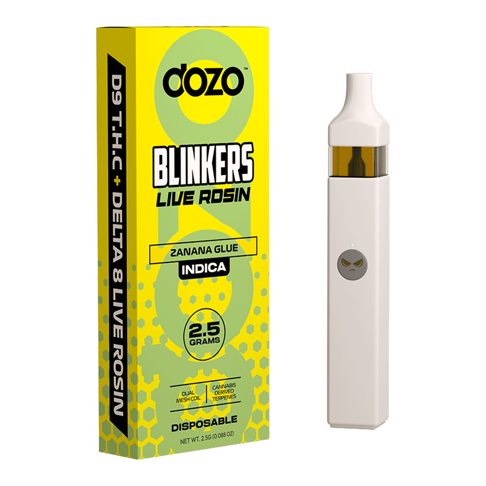 Dozo Blinkers Live Rosin THC Disposable 2.5gm