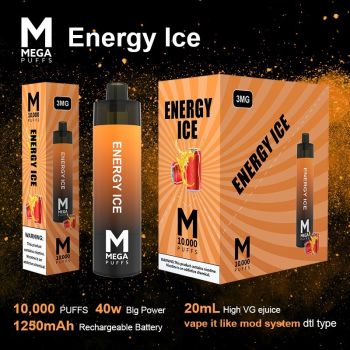 Mega Puffs 10,000 Disposable Vape 20 ml 1 ct