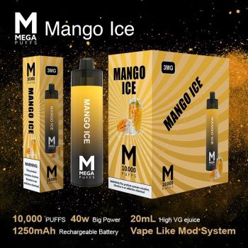 Mega Puffs 10,000 Disposable Vape 20 ml 1 ct