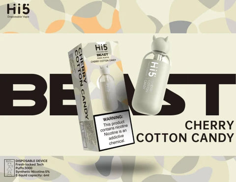 Hi5 Beast Vape in Bottle 5% 3000 puffs 1 ct