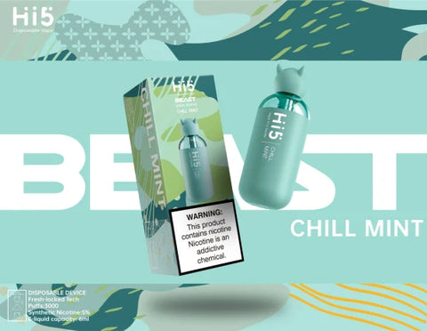 Hi5 Beast Vape in Bottle 5% 3000 puffs 1 ct