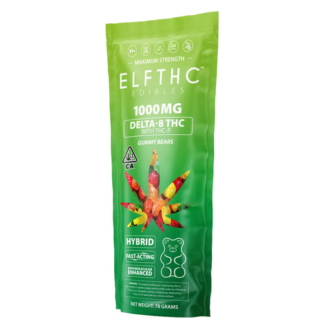 ELF THC Delta 8 + THC-P 1000mg Edibles ELF THC Delta 8 + THC-P 1000mg Edibles 1 PK