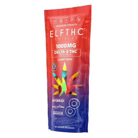 ELF THC Delta 8 + THC-P 1000mg Edibles ELF THC Delta 8 + THC-P 1000mg Edibles 1 PK
