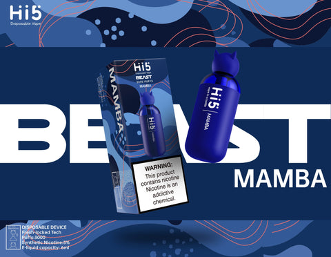 Hi5 Beast Vape in Bottle 5% 3000 puffs 1 ct