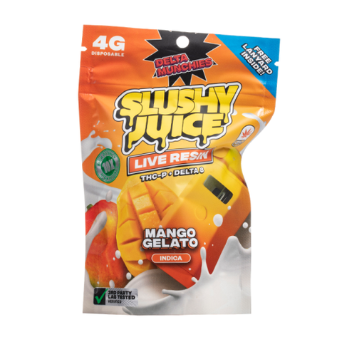 Delta Munchies Slushy Juice THC-P + D8 Live Resin 4G Disposable 1 ct