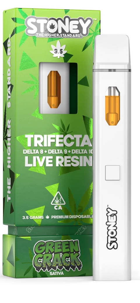 Stoney 3.5 G Trifecta D8+D9+D10 Live Resin Disposable 1 ct
