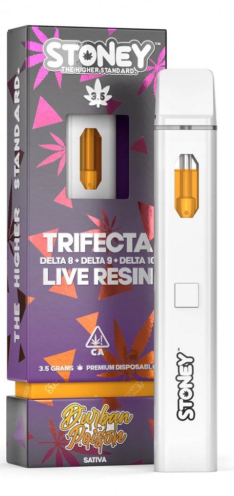 Stoney 3.5 G Trifecta D8+D9+D10 Live Resin Disposable 1 ct