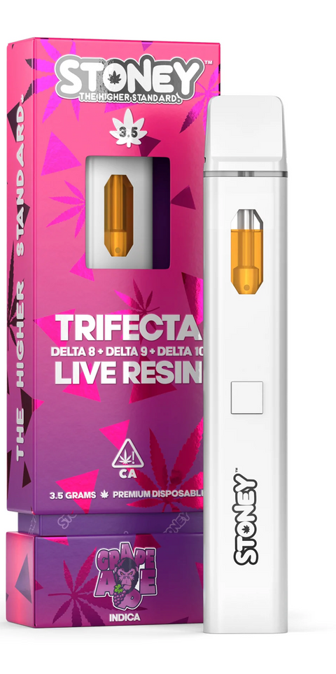 Stoney 3.5 G Trifecta D8+D9+D10 Live Resin Disposable 1 ct