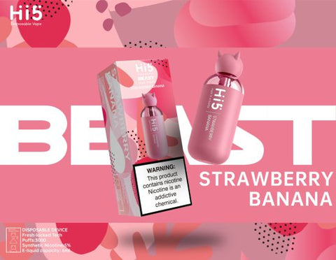 Hi5 Beast Vape in Bottle 5% 3000 puffs 1 ct