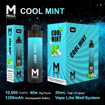 Mega Puffs 10,000 Disposable Vape 20 ml 1 ct