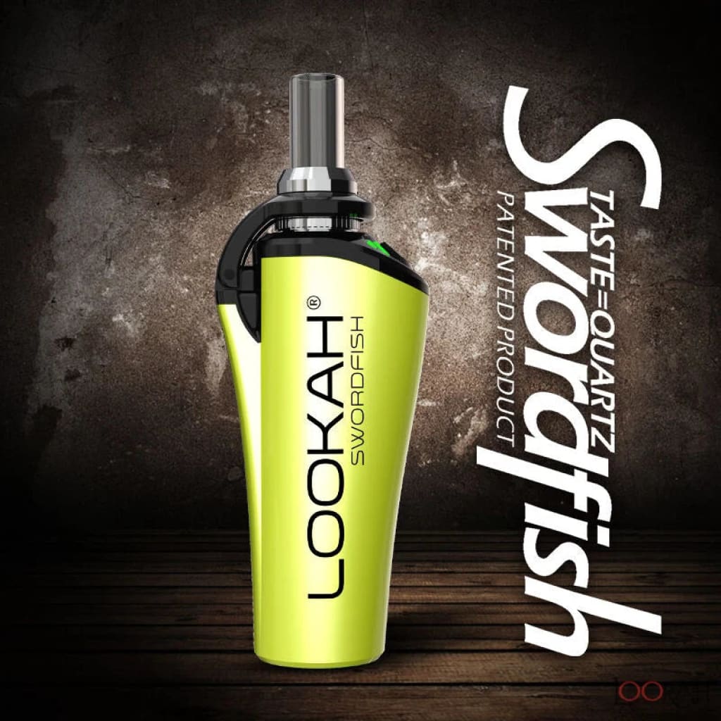 Lookah Swordfish Portable Wax Vaporizer Neon Green Concentrate Vaporizers 6973199595692