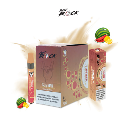 JUST ROCK DISPOSABLE DEVICE 2.5 ML 6% NIC 1 ct