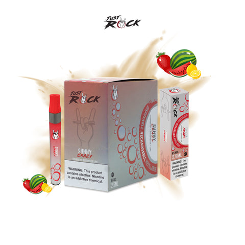 JUST ROCK DISPOSABLE DEVICE 2.5 ML 6% NIC 1 ct