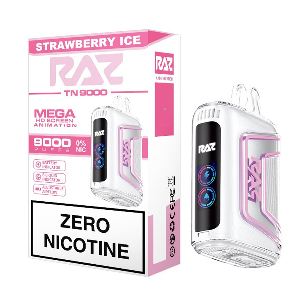 RAZ TN9000  0% Nicotine 9000 Puffs Disposable