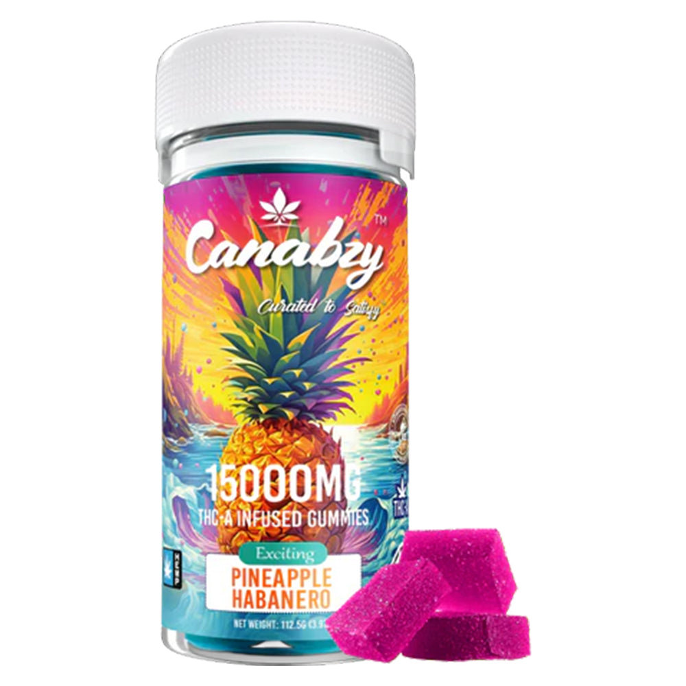 Canabzy THC-A Infused Gummies 15000mg 30ct/jar