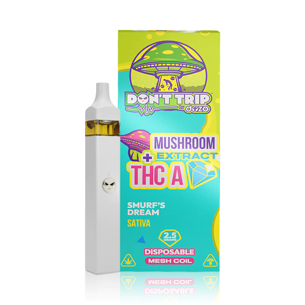 Dozo Don't Trip Mushroom Extract + THCA Disposable 2.5g