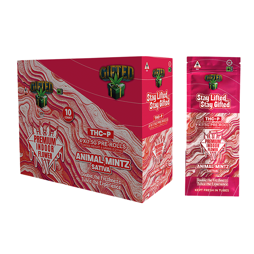 Gifted THC-P Pre-Rolls 1.5gm X 4ct/pk
