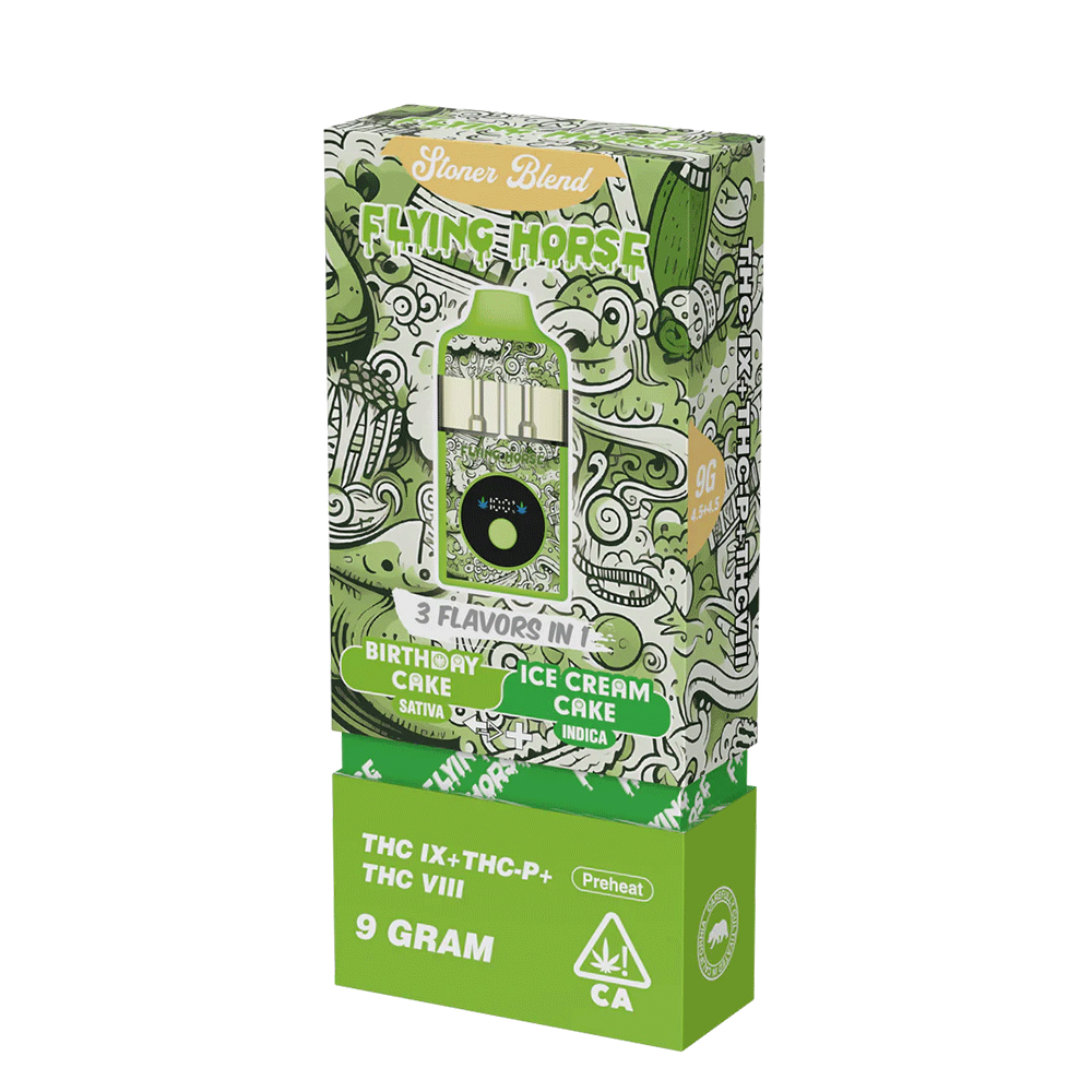 Flying Horse Stoner Blend 9gram Disposable | 1 Ct (THC IX+THC P+THC VIII)