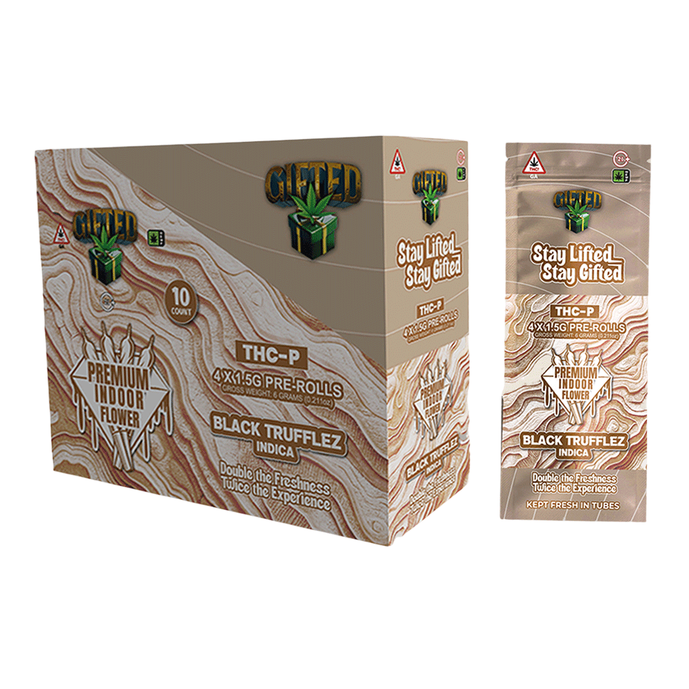 Gifted THC-P Pre-Rolls 1.5gm X 4ct/pk