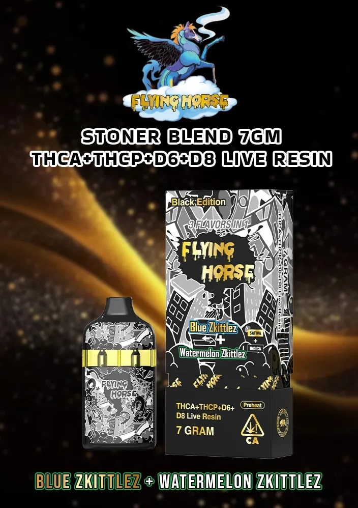 Flying Horse Stoner Blend 7gram Black Edition | 1 Ct