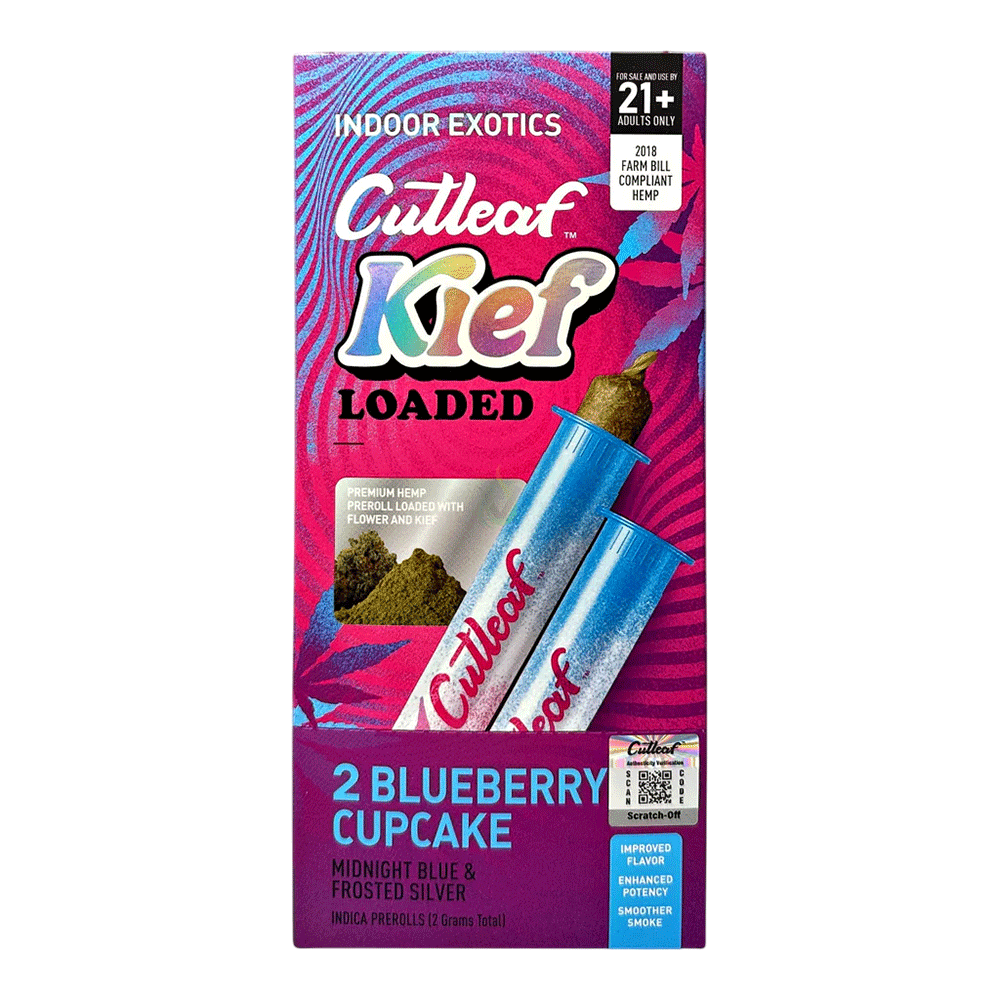 Cutleaf Kief Loaded Pre-Rolls 2ct