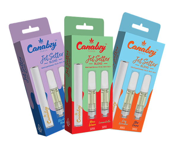 Canabzy Jet Setter Blend 2 x 2g Cartridge W/Battery