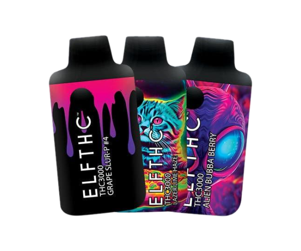 ELF THC Limited Edition High Potency Blend D8+THC-P+THC-X | 3000mg Disposable 1CT