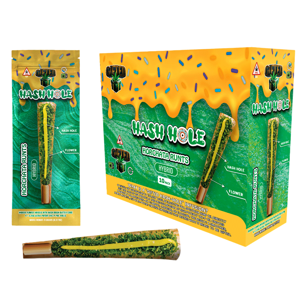 Gifted Hash Hole THC-P Pre-Rolls 2.25gm X 4ct/pk