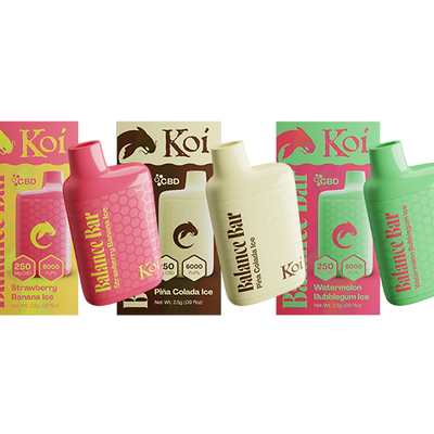 KOI CBD 250mg Balance Bar 6000 Puff Disposable 1ct